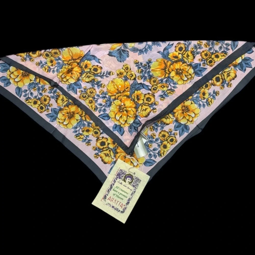 Aratta Silent Journey Beauty Embellised Bandanna Scarf NWT